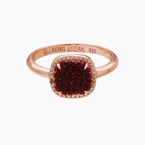 Open image in slideshow, Sparkle Cushion Halo Ring

