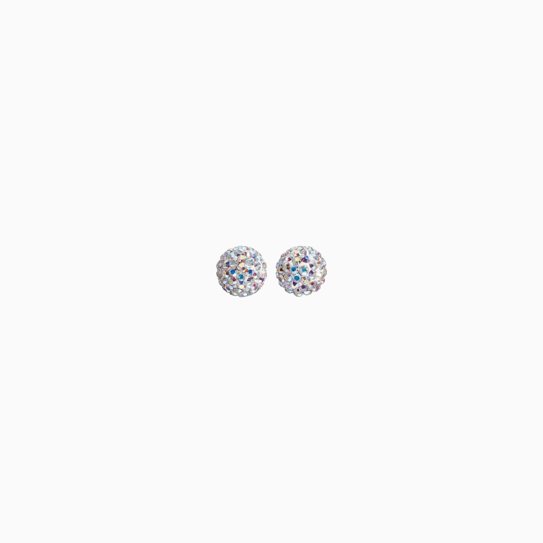 6mm Sparkle Ball Stud Earrings
